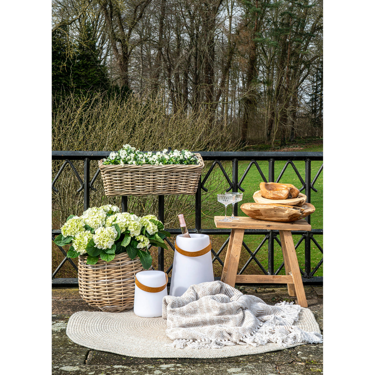 Gry Korb 2er-Set – Kubu-Rattan Natur – Ansicht 7