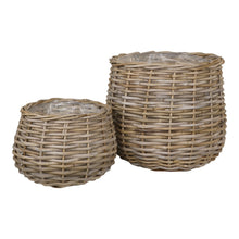 Gry Korb 2er-Set – Kubu-Rattan Natur von Luiva Living