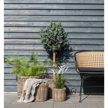 Inga Korb 4er-Set – Kubu-Rattan Natur – Ansicht 3