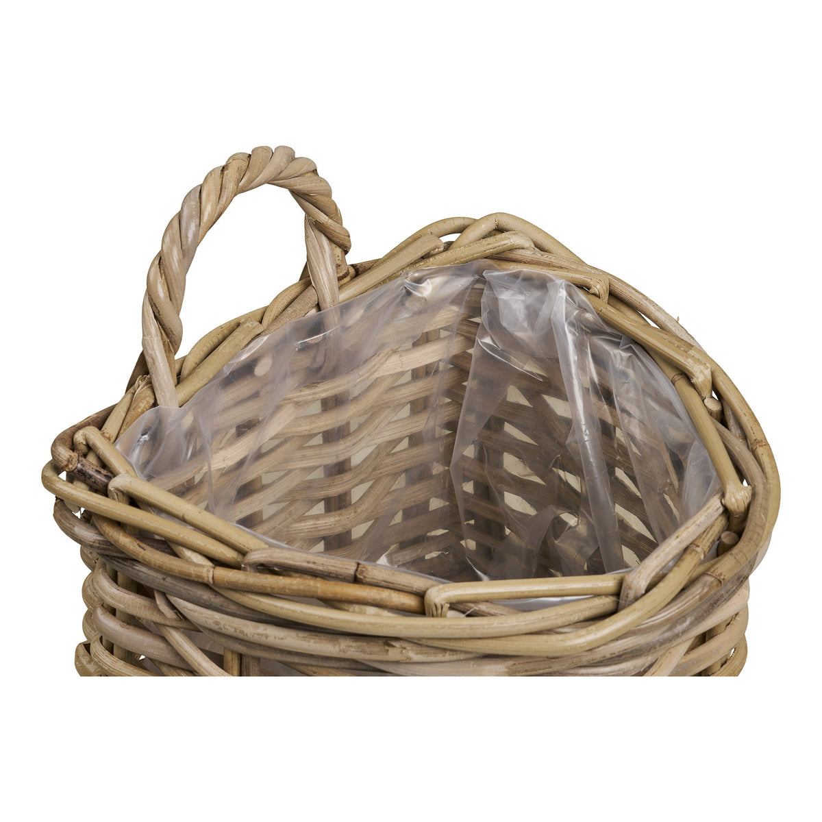 Alois Korb – Kubu-Rattan Natur, 23 × 23 × 27 cm – Ansicht 3