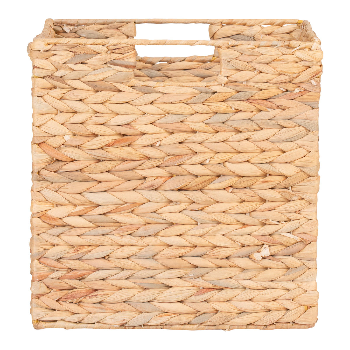 Carina Korb, faltbar – Wasserhyazinthe Natur, 30 × 30 × 30 cm – Ansicht 2