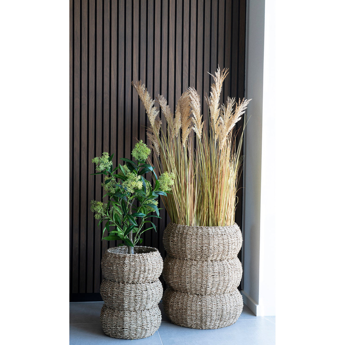 Thora Korb 2er-Set – Seegras Natur – Ansicht 4