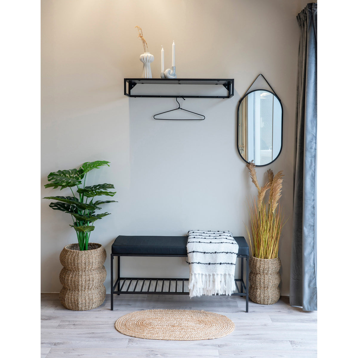 Thora Korb 2er-Set – Seegras Natur – Ansicht 6