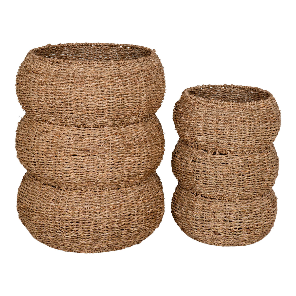 Thora Korb 2er-Set – Seegras Natur von Luiva Living