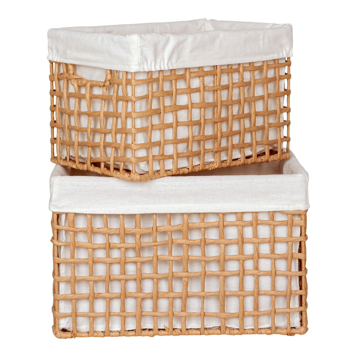 Ginny Korb 2er-Set – Papier Natur – Ansicht 3