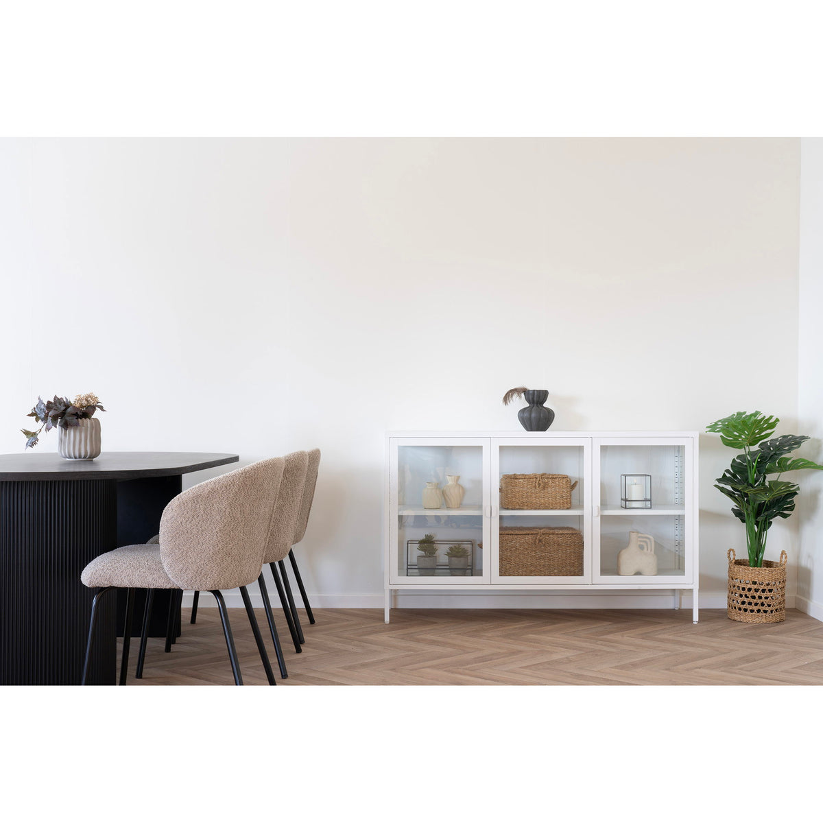 Sten Korb 2er-Set – Seegras/Metall Natur – Ansicht 5