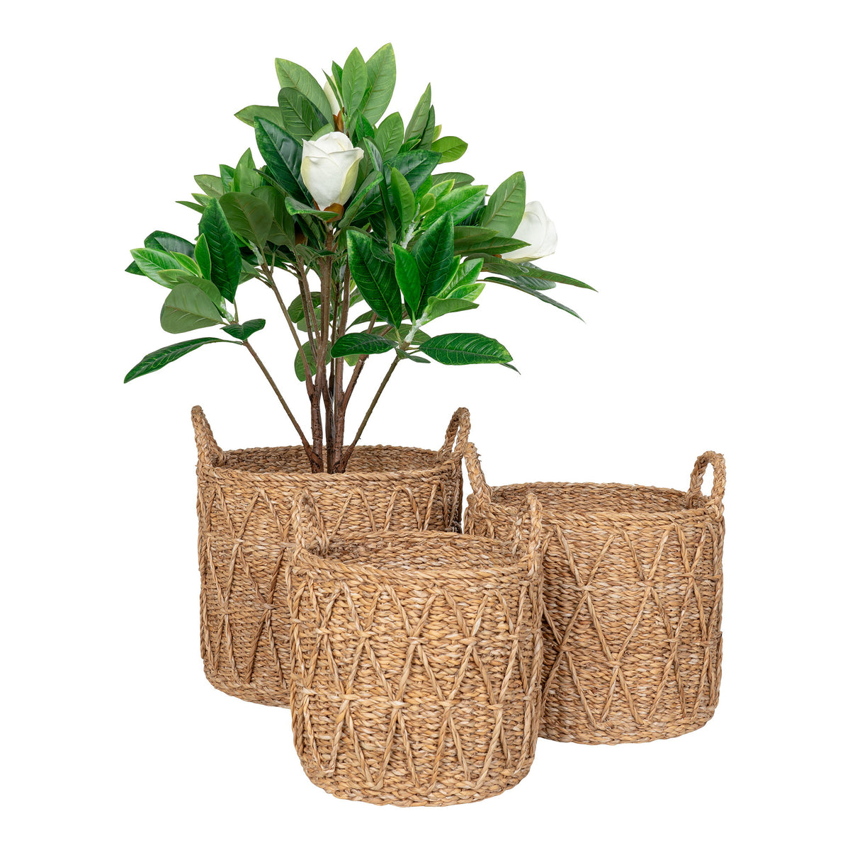 Vilmer Korb 3er-Set – Seegras Natur – Ansicht 2
