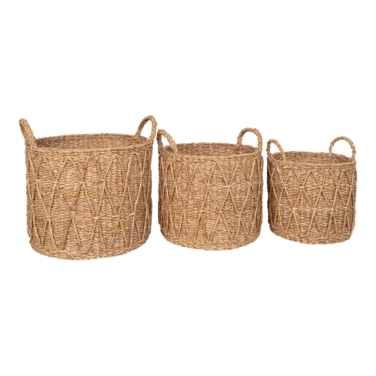 Vilmer Korb 3er-Set – Seegras Natur – Ansicht 3