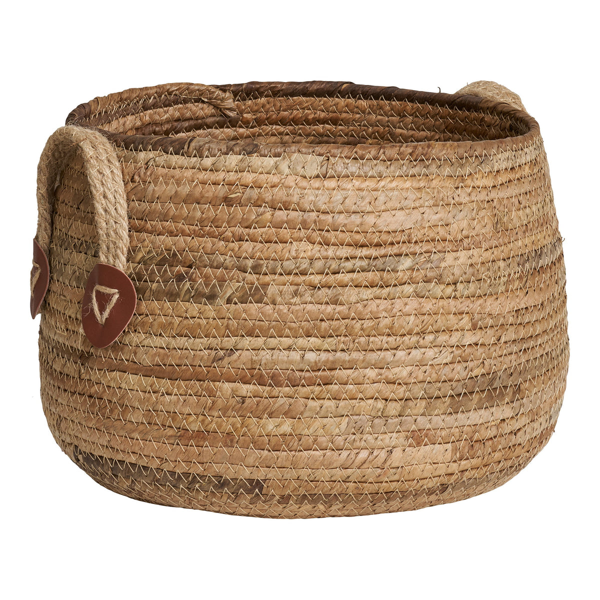 Clara Korb 2er-Set – Bananenblatt Natur – Ansicht 2