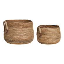 Clara Korb 2er-Set – Bananenblatt Natur von Luiva Living