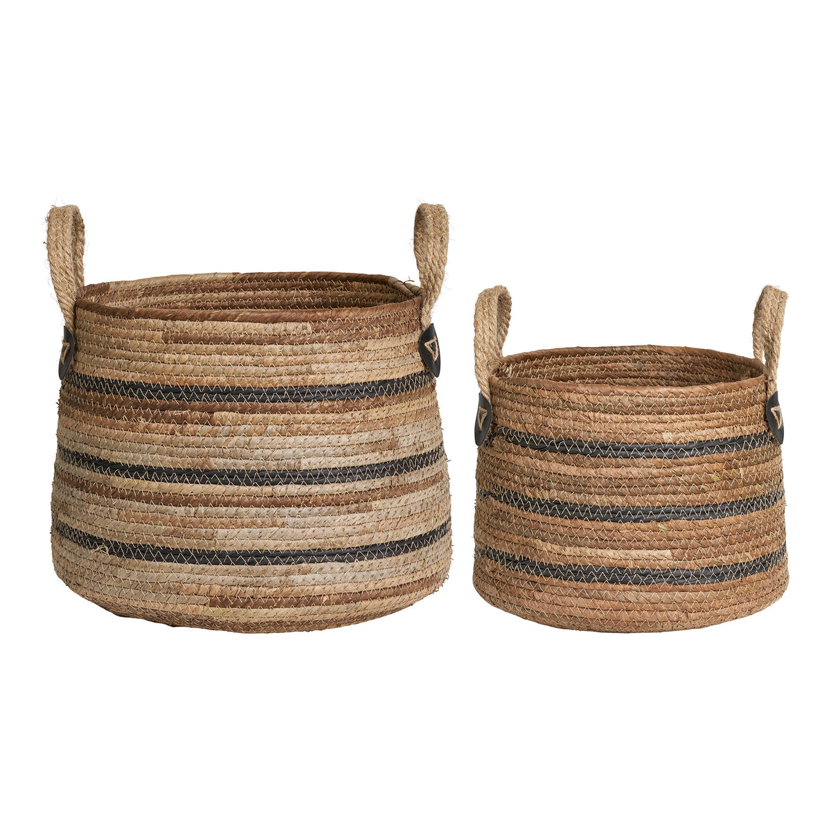 Ben Korb 2er-Set – Bananenblatt Natur – Ansicht 3