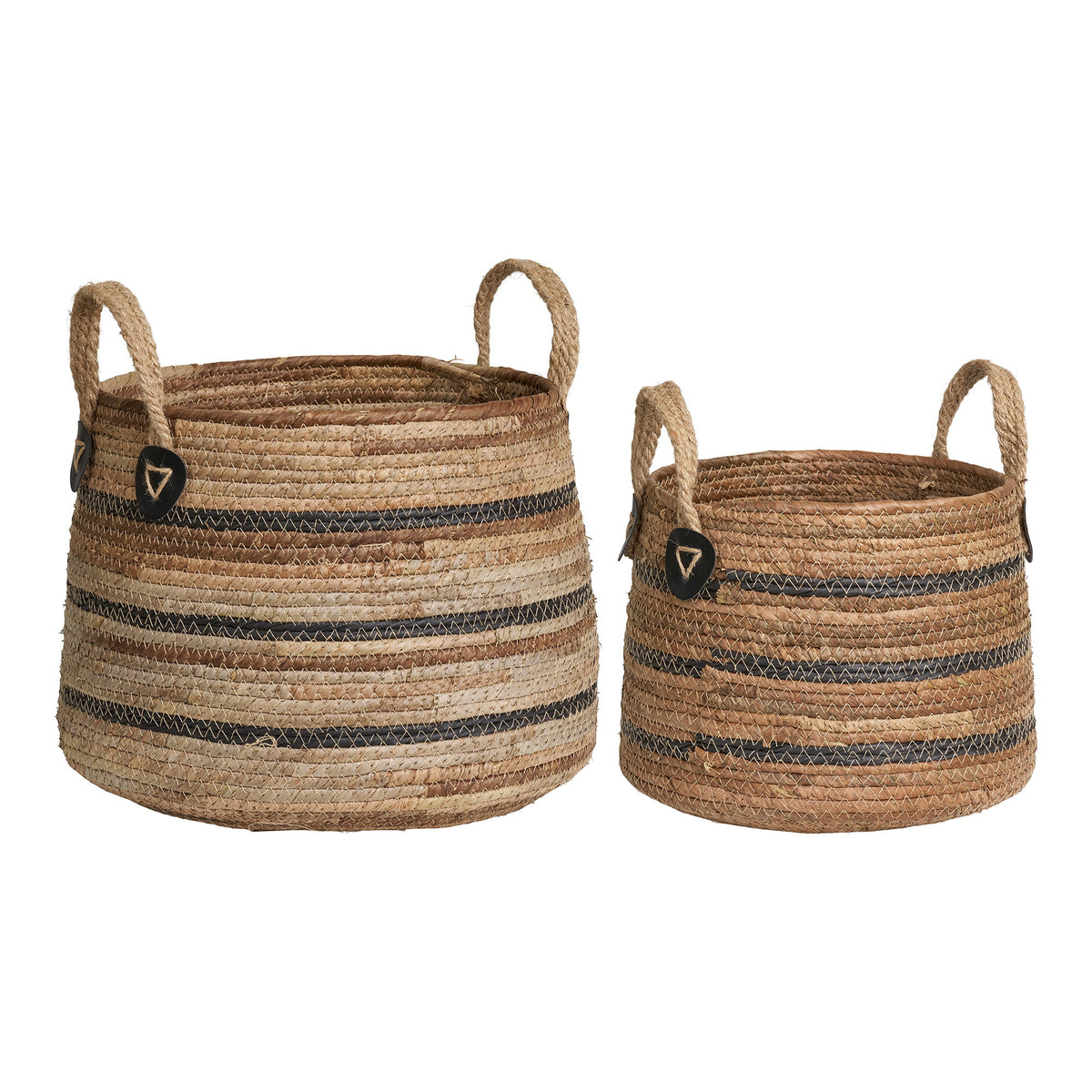 Ben Korb 2er-Set – Bananenblatt Natur von Luiva Living
