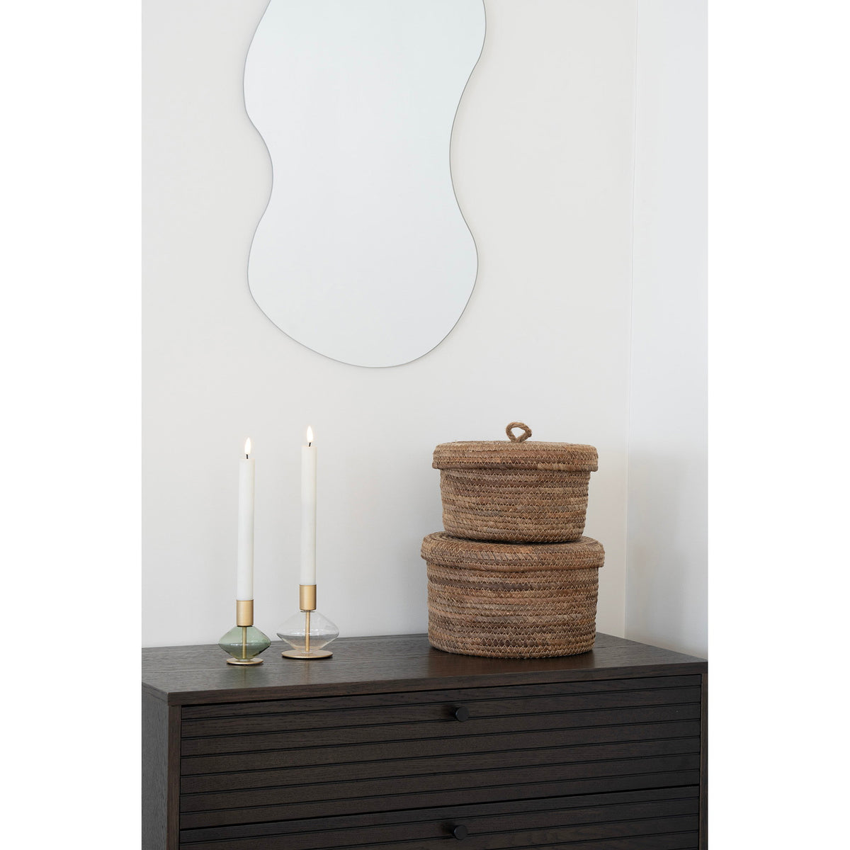 Tyra Korb 2er-Set – Bananenblatt Natur – Ansicht 8