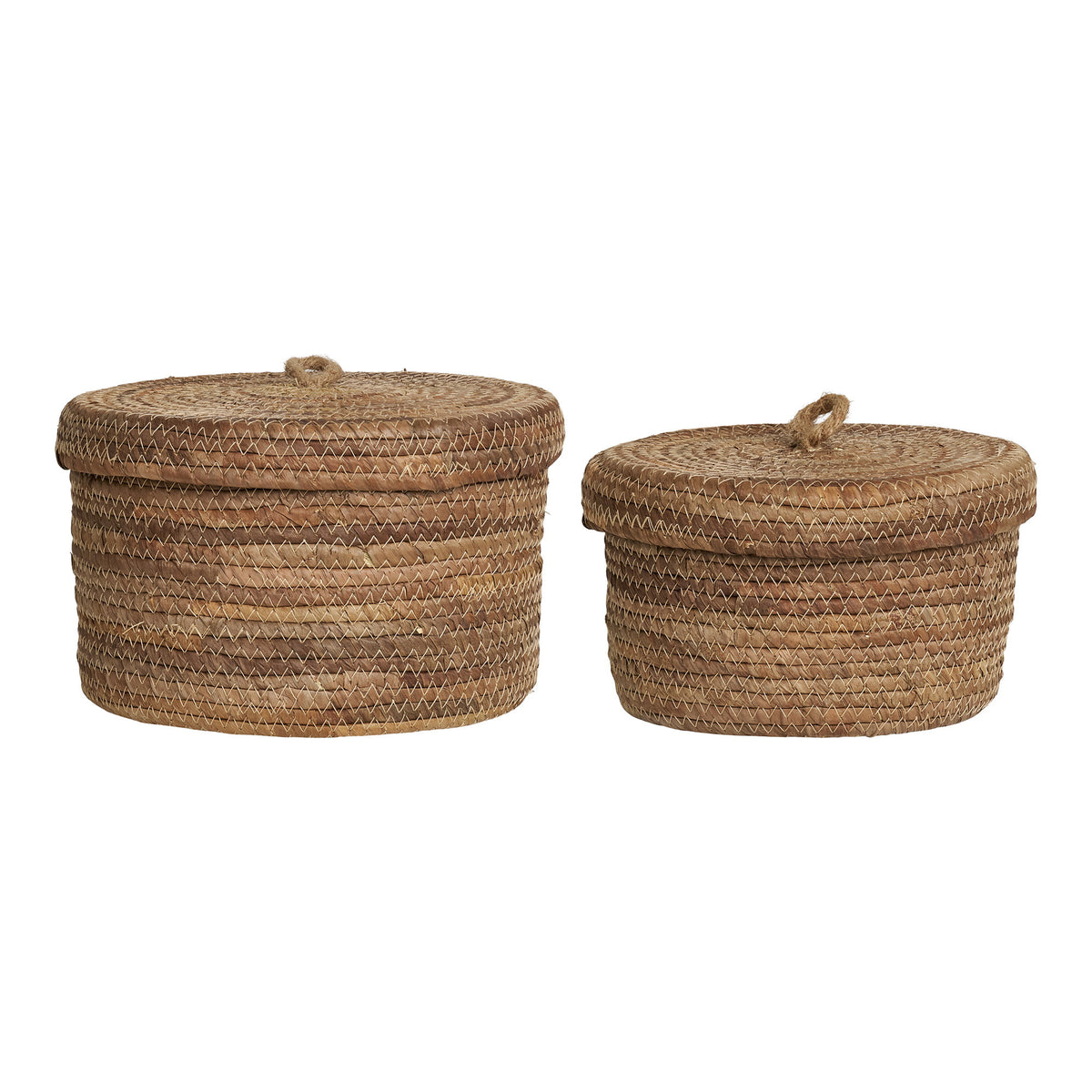 Tyra Korb 2er-Set – Bananenblatt Natur von Luiva Living