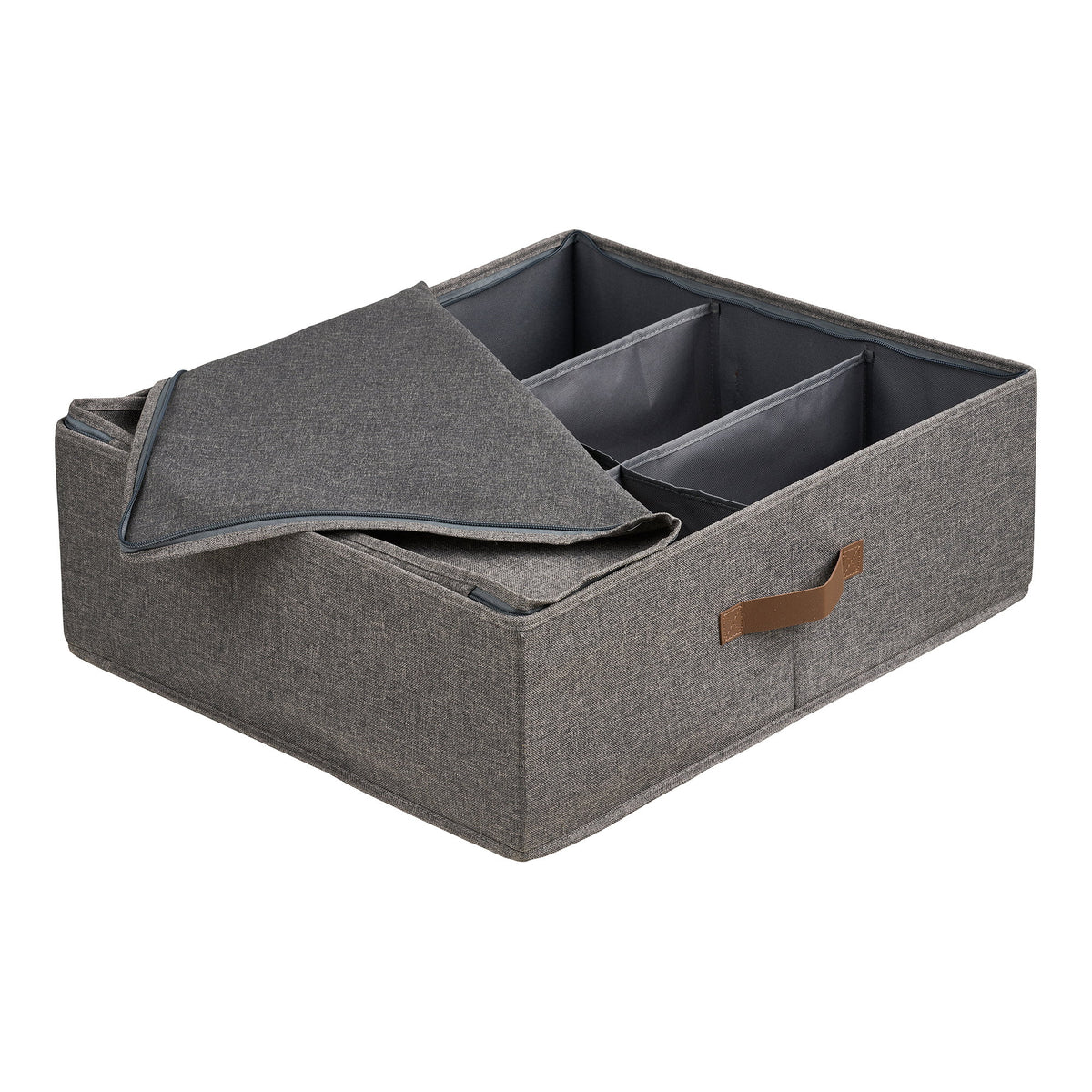 Sven Organizer – Textil Dunkelgrau, 56 × 47 × 18 cm – Ansicht 3