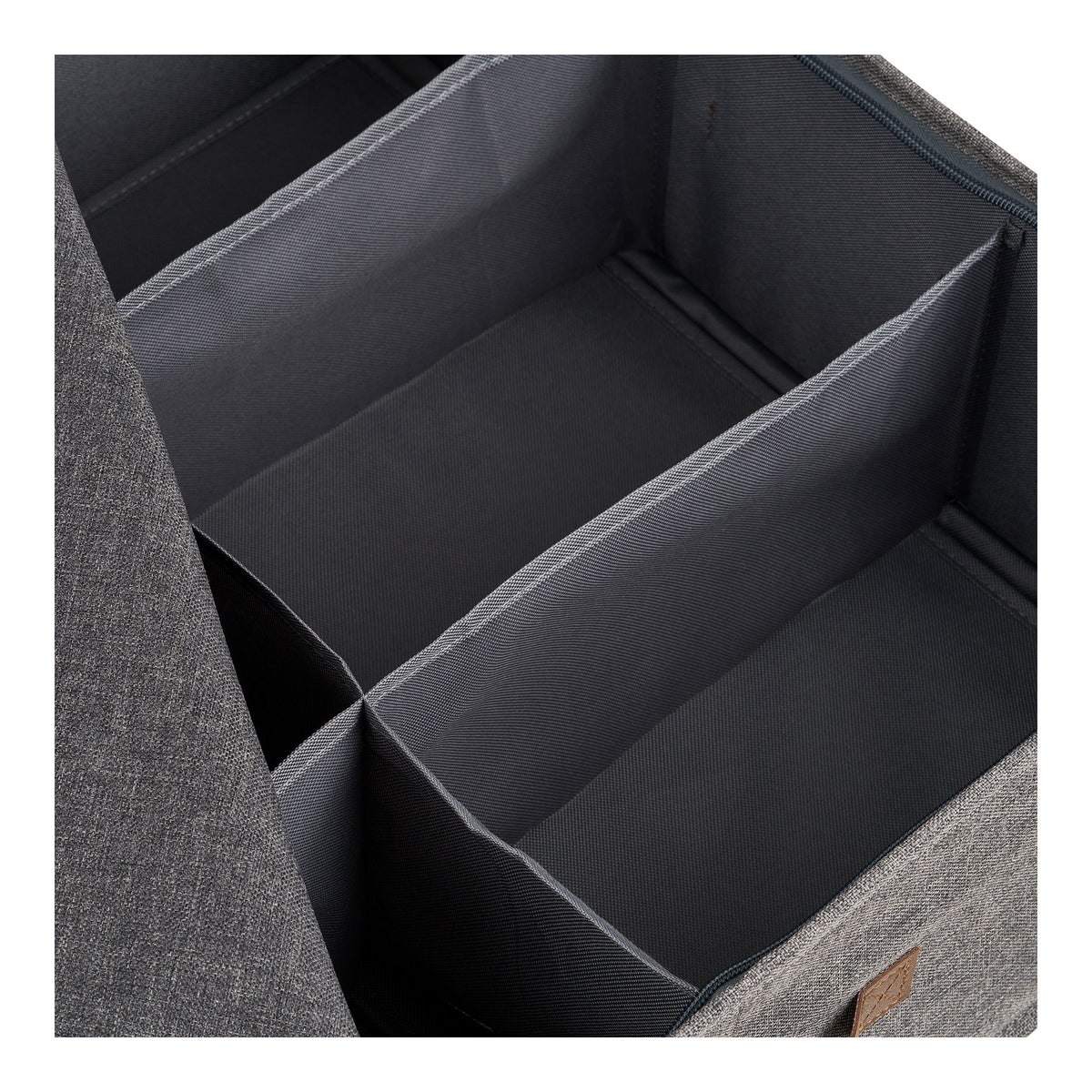 Sven Organizer – Textil Dunkelgrau, 56 × 47 × 18 cm – Ansicht 5