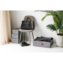 Sven Aufbewahrungsbox 3er-Set – Textil Dunkelgrau – Ansicht 7