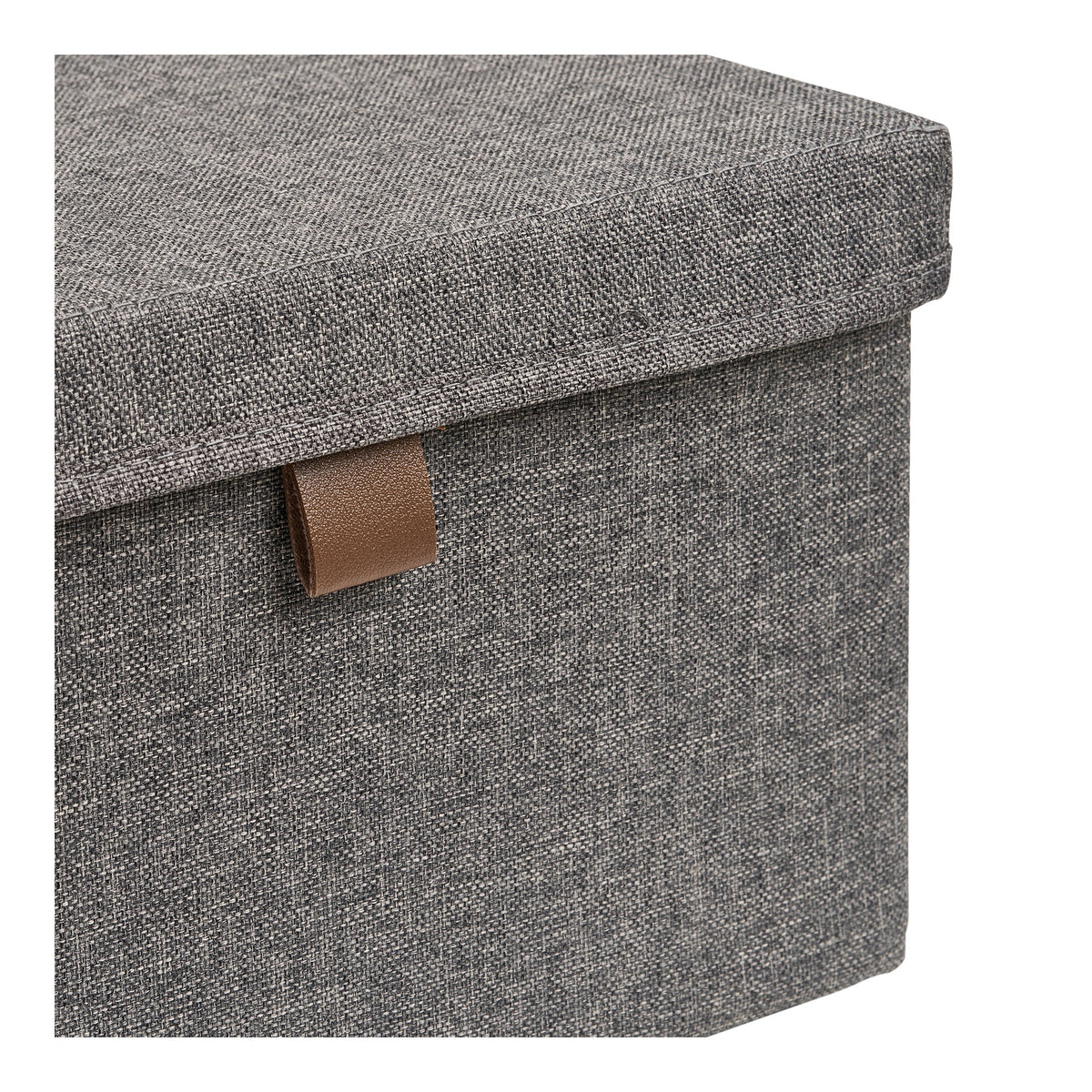 Sven Aufbewahrungsbox 3er-Set – Textil Dunkelgrau – Ansicht 4