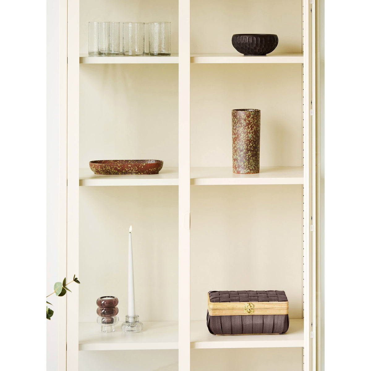 Yngve Korb 2er-Set – Holzoptik Braun – Ansicht 13