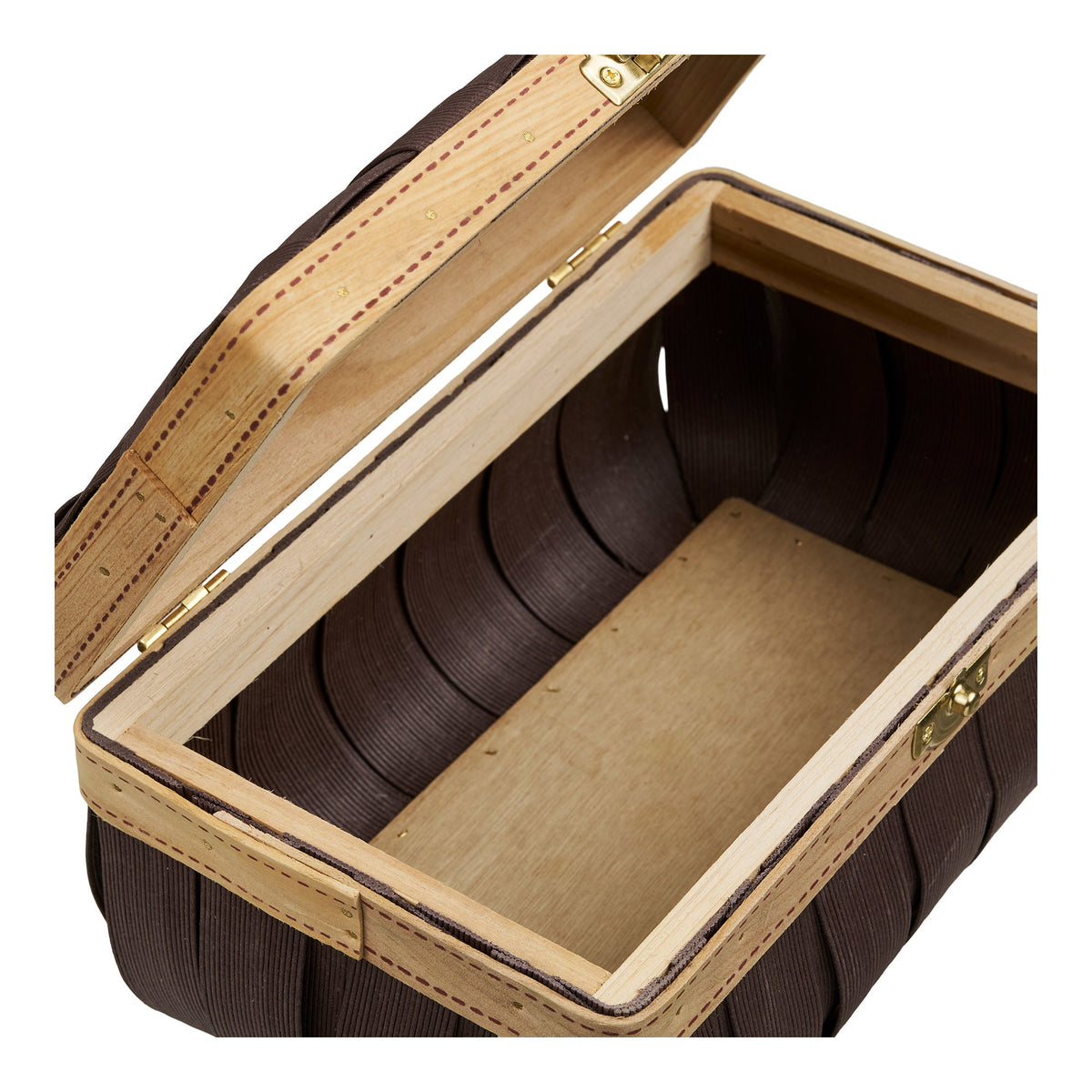Yngve Korb 2er-Set – Holzoptik Braun – Ansicht 6