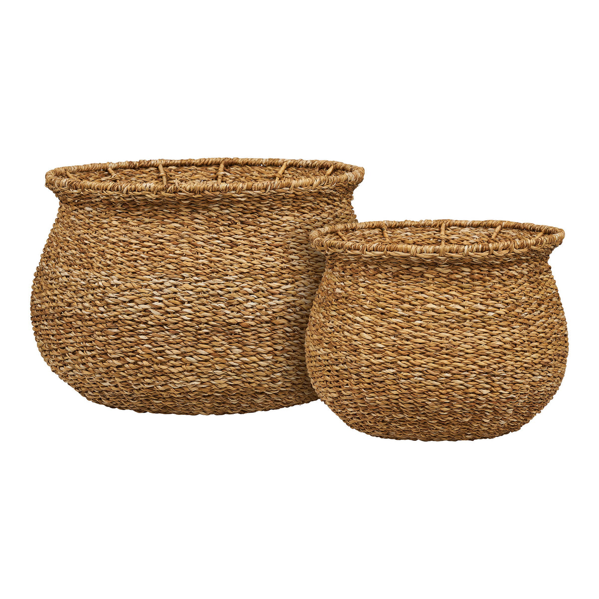 Aksel Korb 2er-Set – Seegras Natur – Ansicht 2