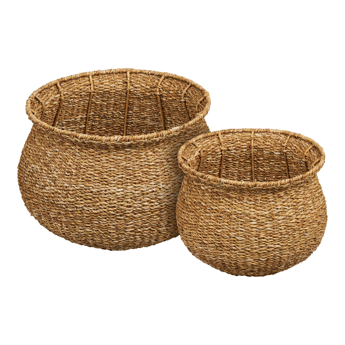 Aksel Korb 2er-Set – Seegras Natur von Luiva Living