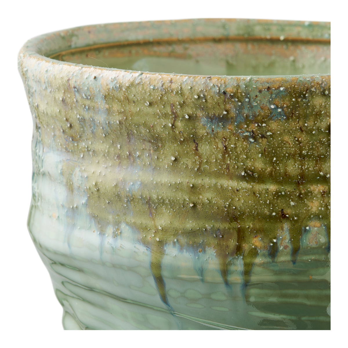 Vase – Keramik Grün, ø 22 × 34,5 cm – Ansicht 2