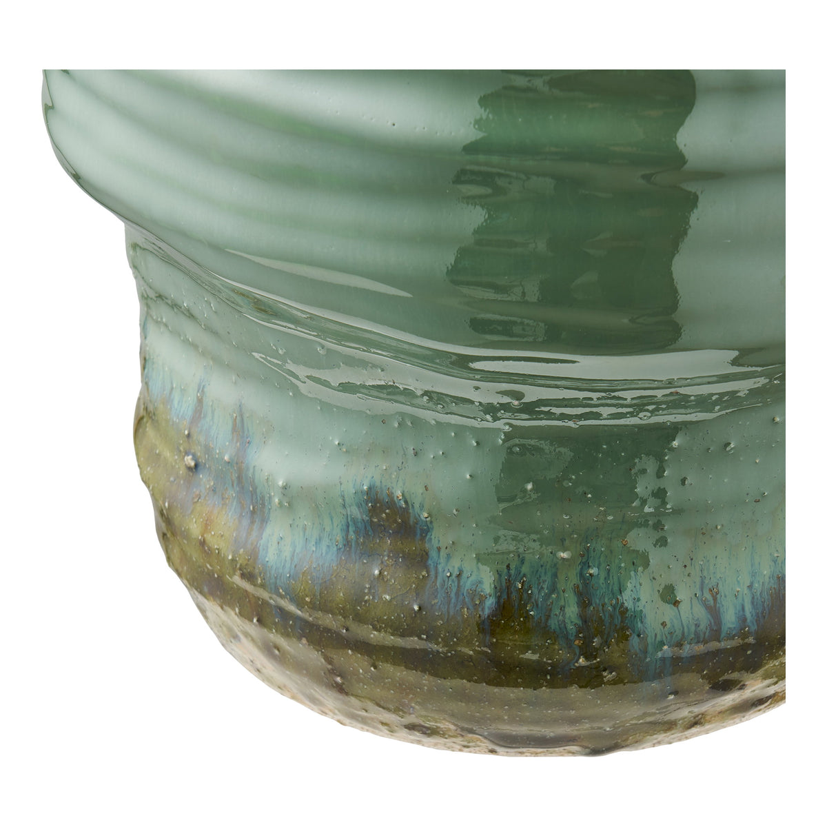Vase – Keramik Grün, ø 22 × 34,5 cm – Ansicht 3