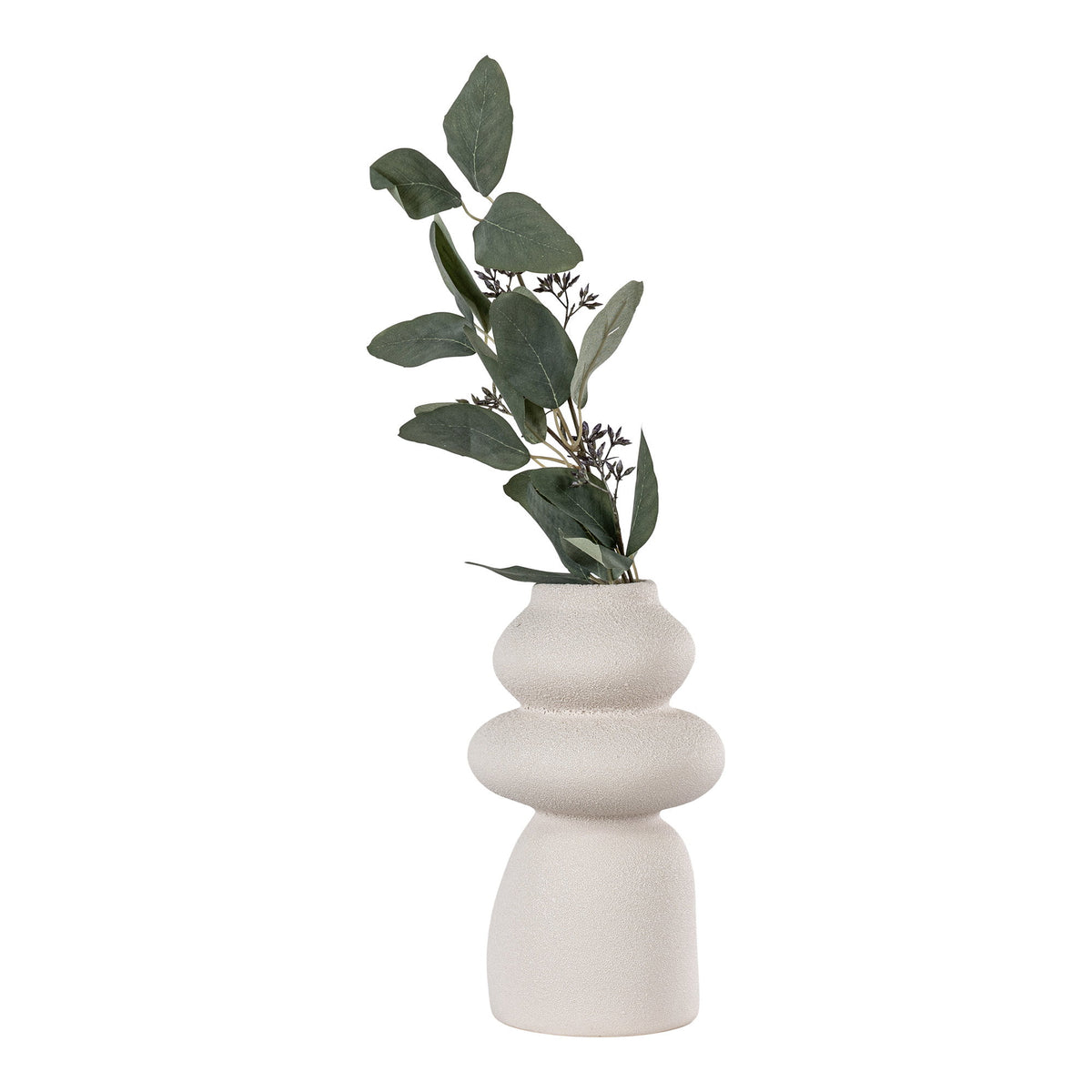 Vase – Keramik Beige, ø 14,5 × 26,5 cm – Ansicht 2