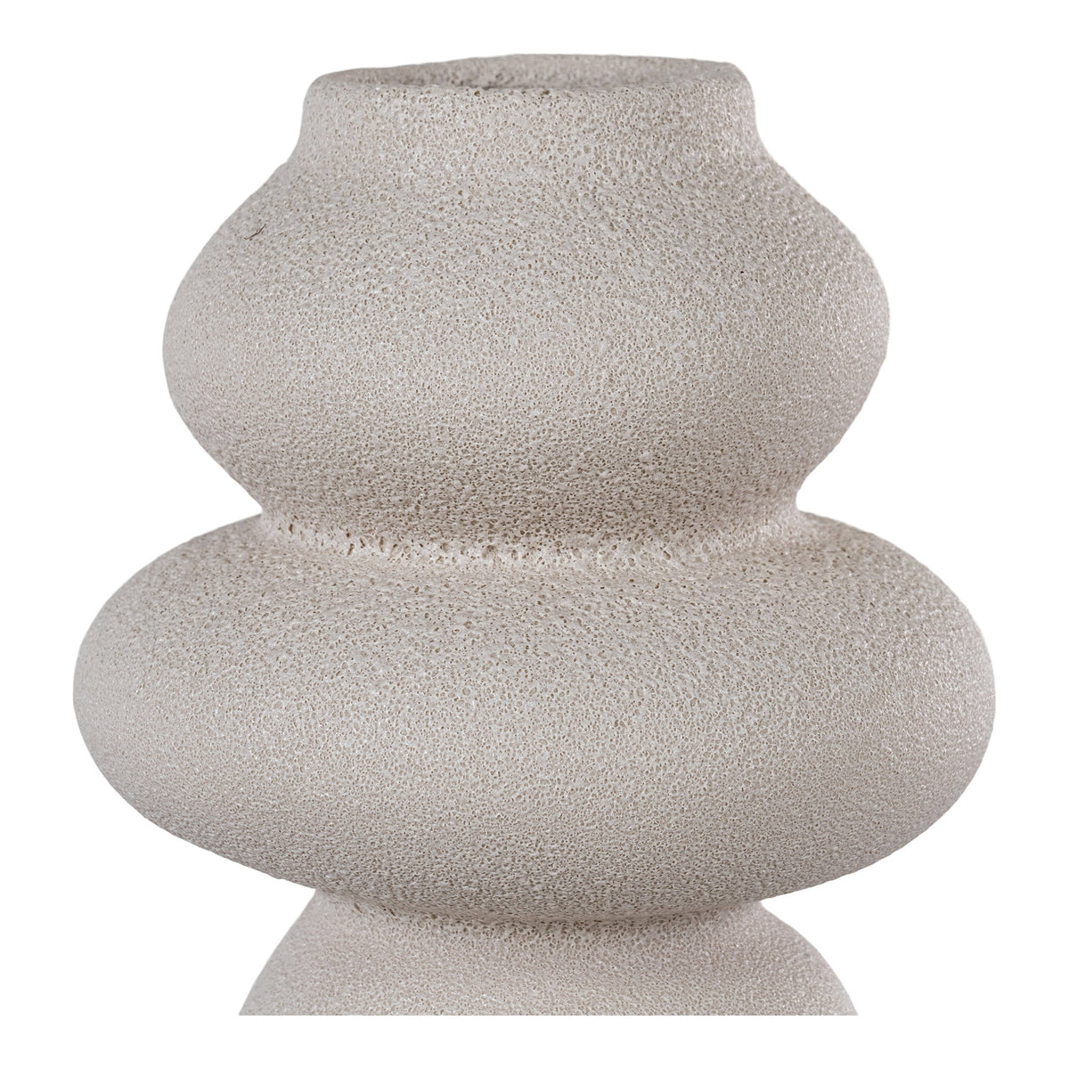 Vase – Keramik Beige, ø 14,5 × 26,5 cm – Ansicht 4