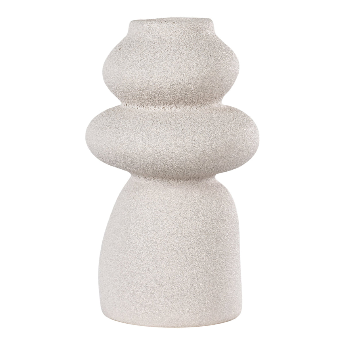 Vase – Keramik Beige, ø 14,5 × 26,5 cm von Luiva Living