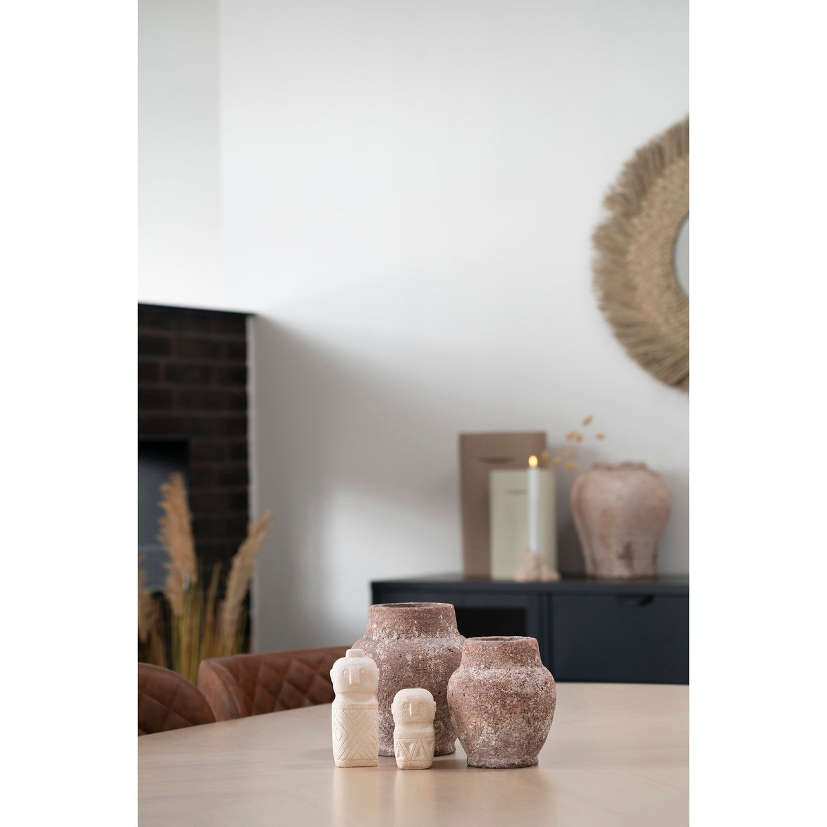 Deko-Objekt – Zement Beige, 5,5 × 5,5 × 10 cm – Ansicht 5