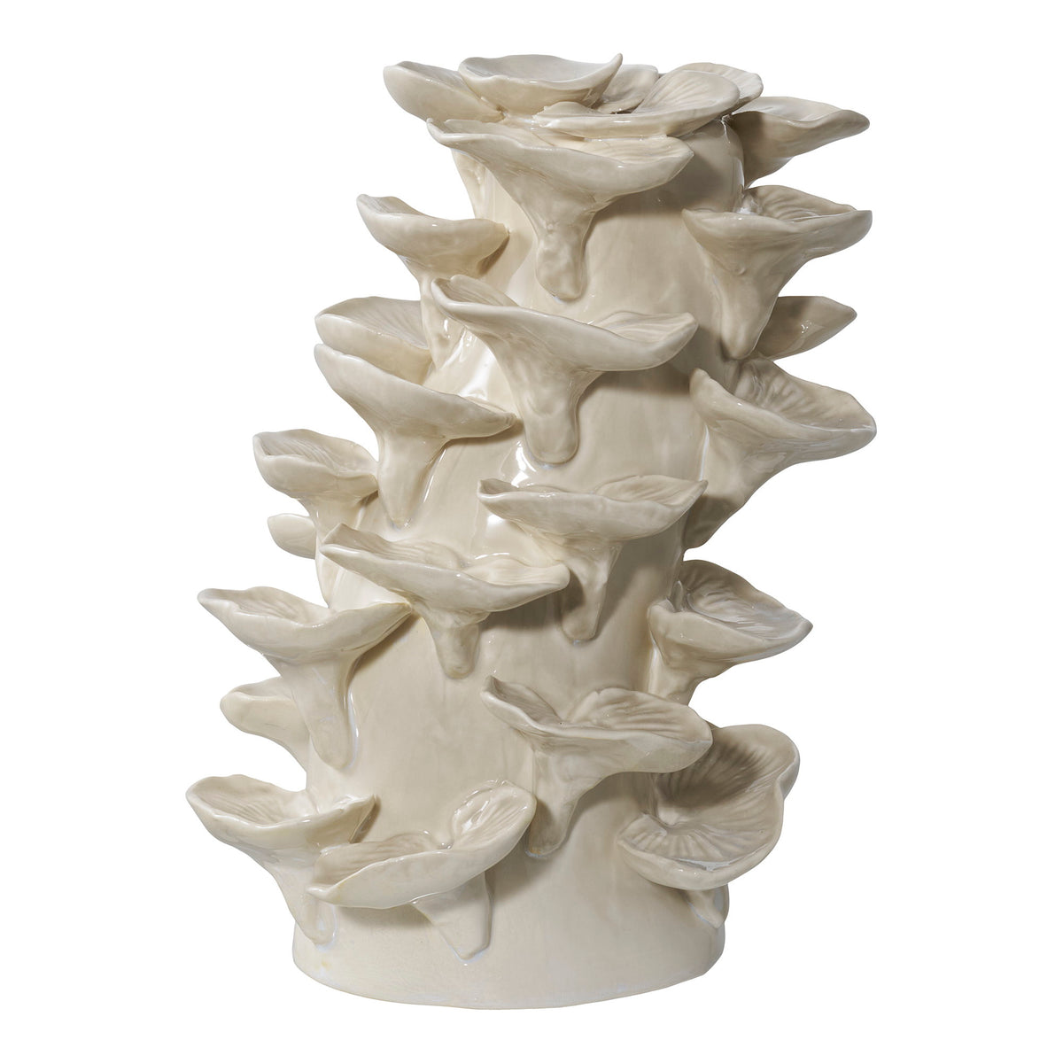 Deko-Objekt – Keramik Beige, 18 × 15 × 24 cm – Ansicht 2