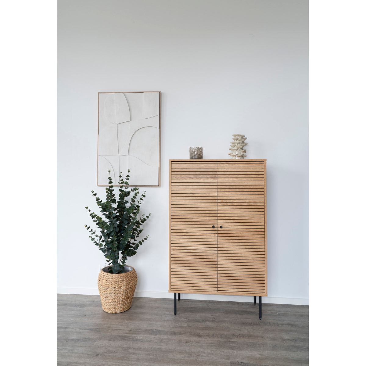 Deko-Objekt – Keramik Beige, 18 × 15 × 24 cm – Ansicht 5