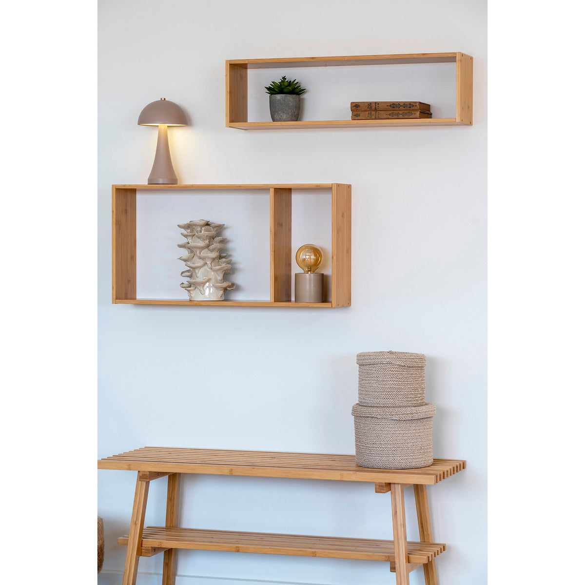 Deko-Objekt – Keramik Beige, 18 × 15 × 24 cm – Ansicht 7