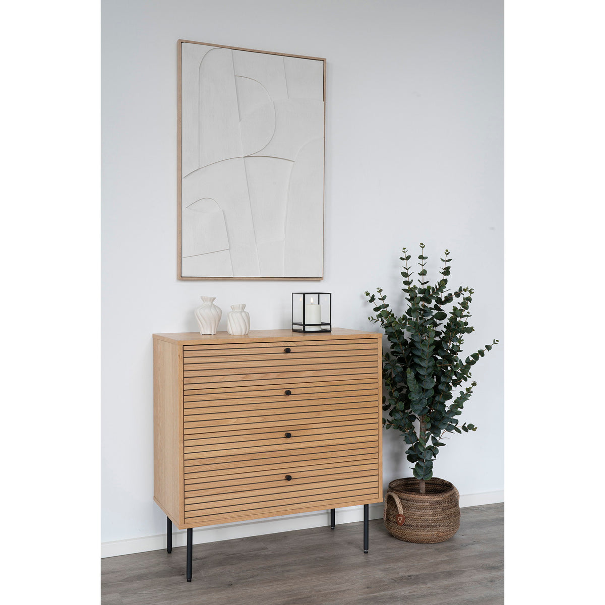 Vase 2er-Set – Keramik Weiß – Ansicht 7