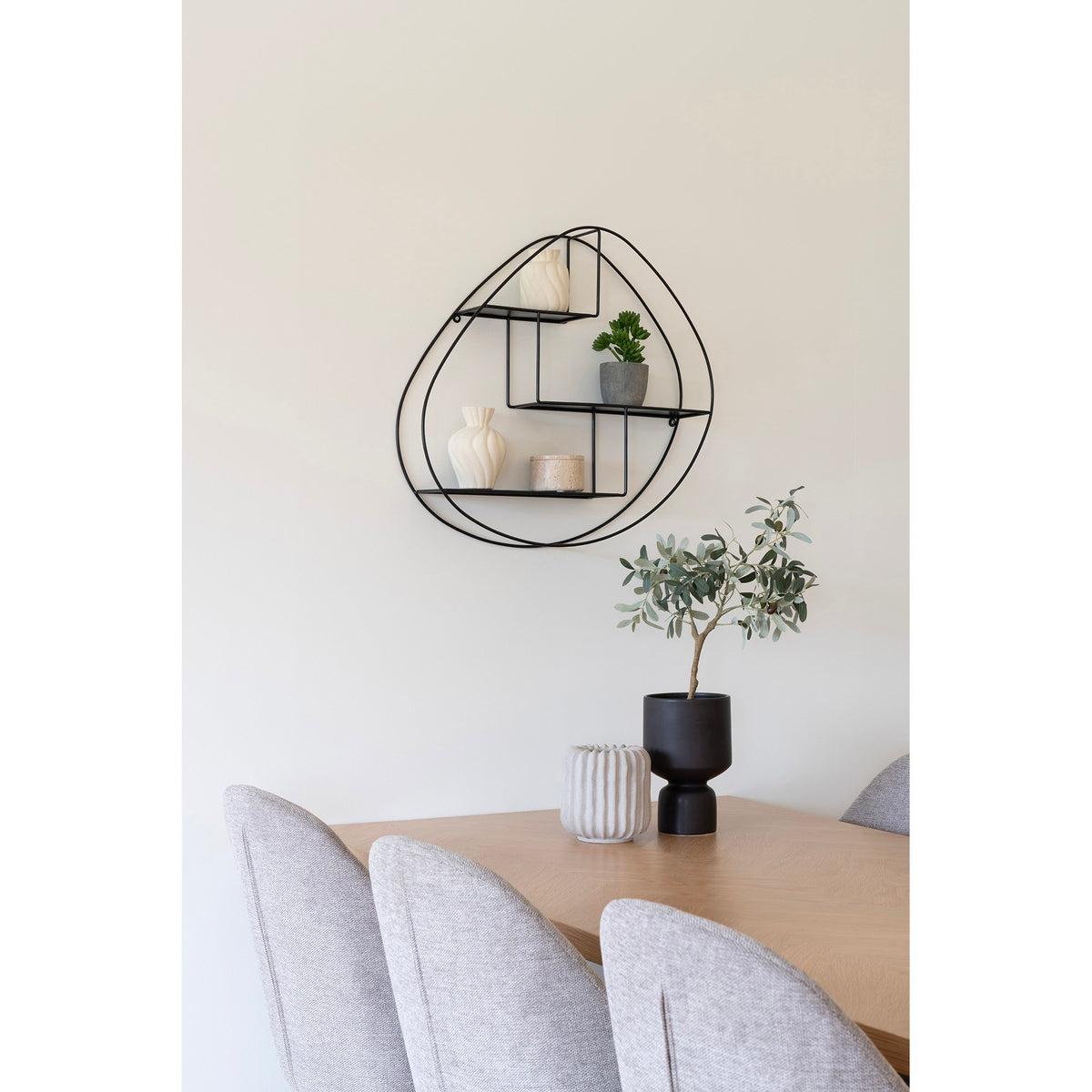 Vase 2er-Set – Keramik Weiß – Ansicht 8