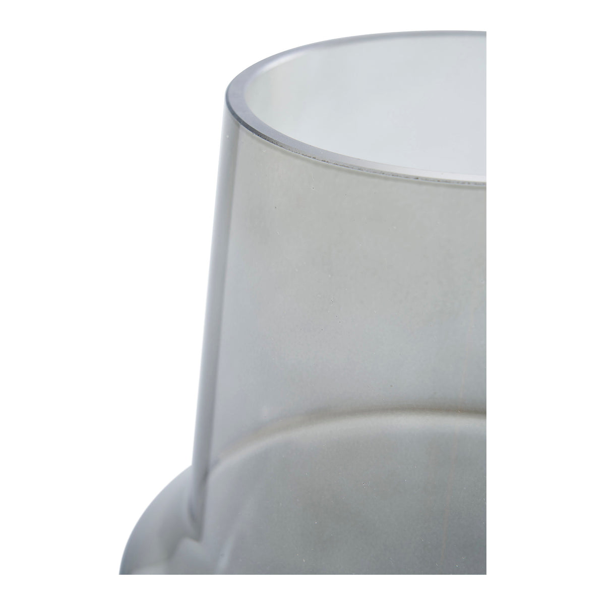 Vase – Rauchglas Grau, ø 15 × 19 cm – Ansicht 2