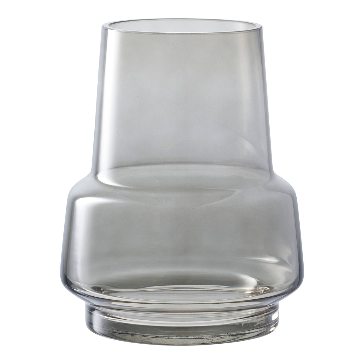 Vase – Rauchglas Grau, ø 15 × 19 cm von Luiva Living