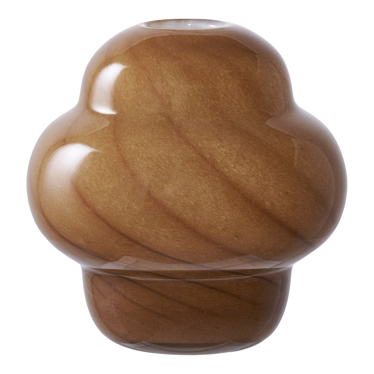 Vase – Glas Braun, ø 16,5 × 17 cm von Luiva Living