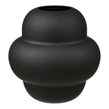 Vase – Glas, mundgeblasen Schwarz, ø 21 × 20 cm von Luiva Living