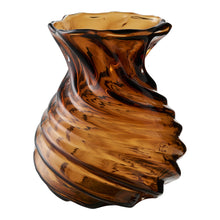 Vase – Rauchglas, mundgeblasen Braun, ø 16 × 18,5 cm von Luiva Living