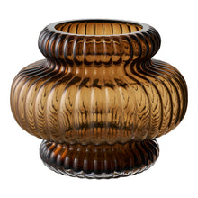 Vase – Rauchglas, mundgeblasen Braun, ø 20 × 16 cm von Luiva Living