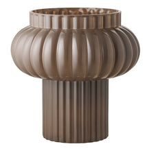 Vase – Glas, mundgeblasen Braun, ø 27 × 27 cm von Luiva Living