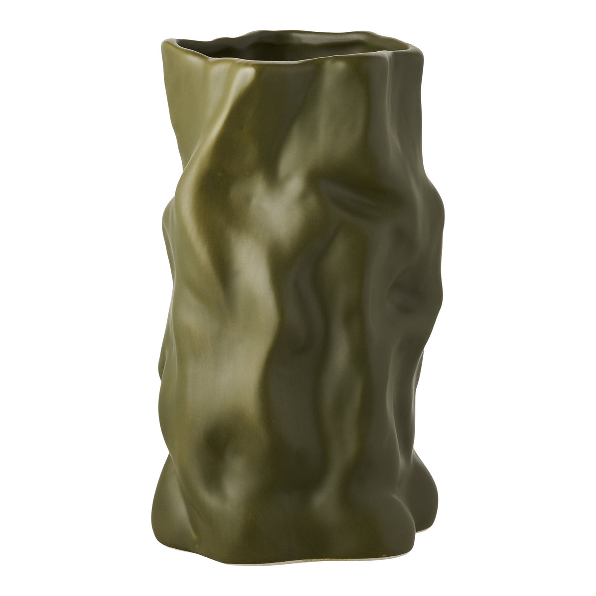 Vase – Keramik Grün, ø 15 × 25,5 cm von Luiva Living