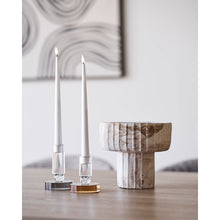 Vase – Zement Braun/Beige, ø 20,5 × 18,5 cm – Ansicht 4