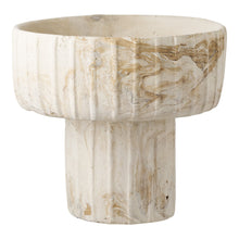 Vase – Zement Braun/Beige, ø 20,5 × 18,5 cm von Luiva Living