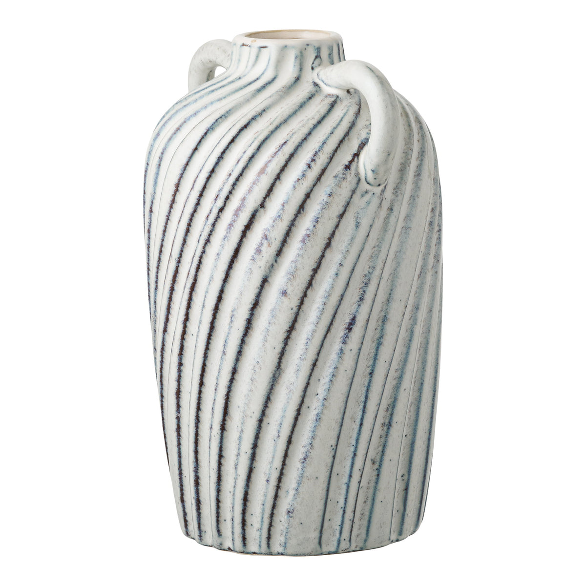 Vase – Keramik Blau, 15,5 × 14 × 22 cm – Ansicht 2