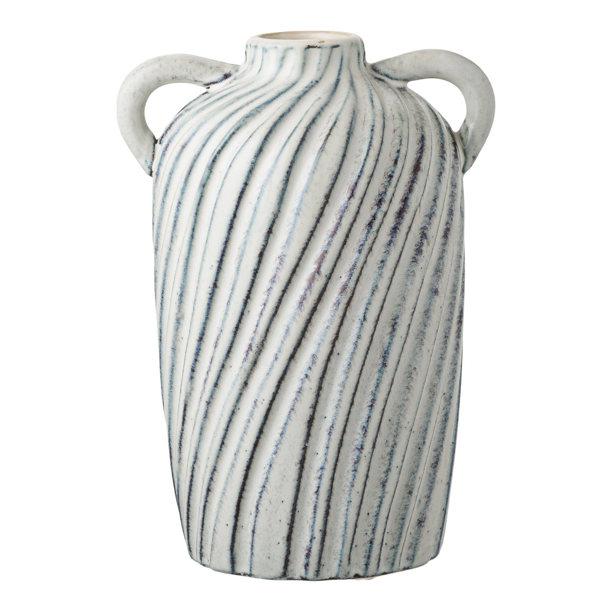 Vase – Keramik Blau, 15,5 × 14 × 22 cm von Luiva Living