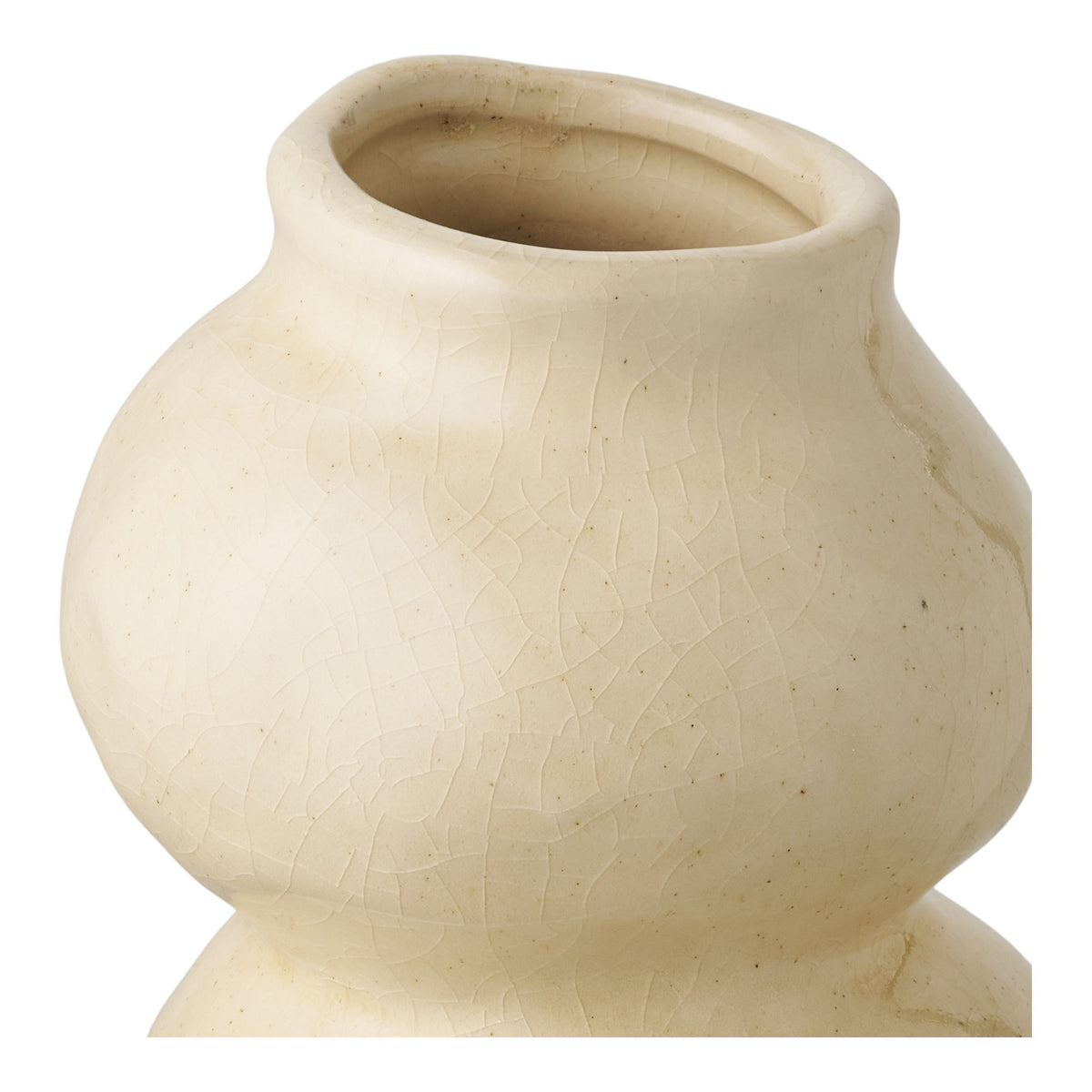 Vase – Keramik Beige, ø 10,5 × 19,5 cm – Ansicht 2